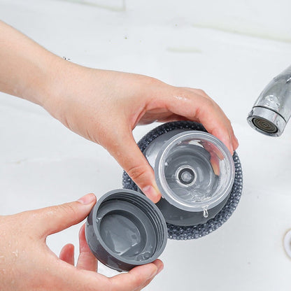 ¡Mejora la limpieza de tu cocina con nuestro limpiador de cepillos de palma dispensador de jabón de cocina! 🧼🍽️