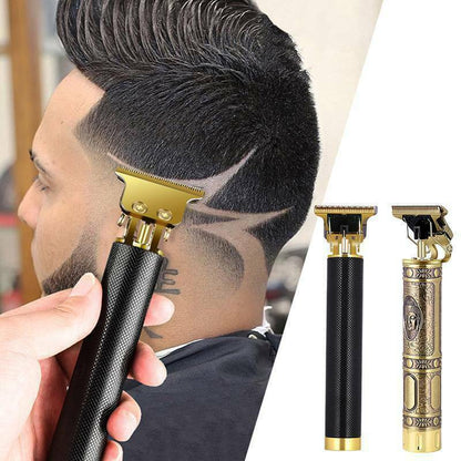 Cortadora de pelo eléctrica USB, afeitadora recargable, recortadora de barba, Máquina para cortar cabello profesional para hombres, corte de pelo de barbero y barba