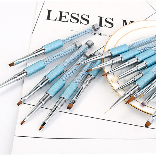 16 Pieces Nail Brush UV Pen Suit