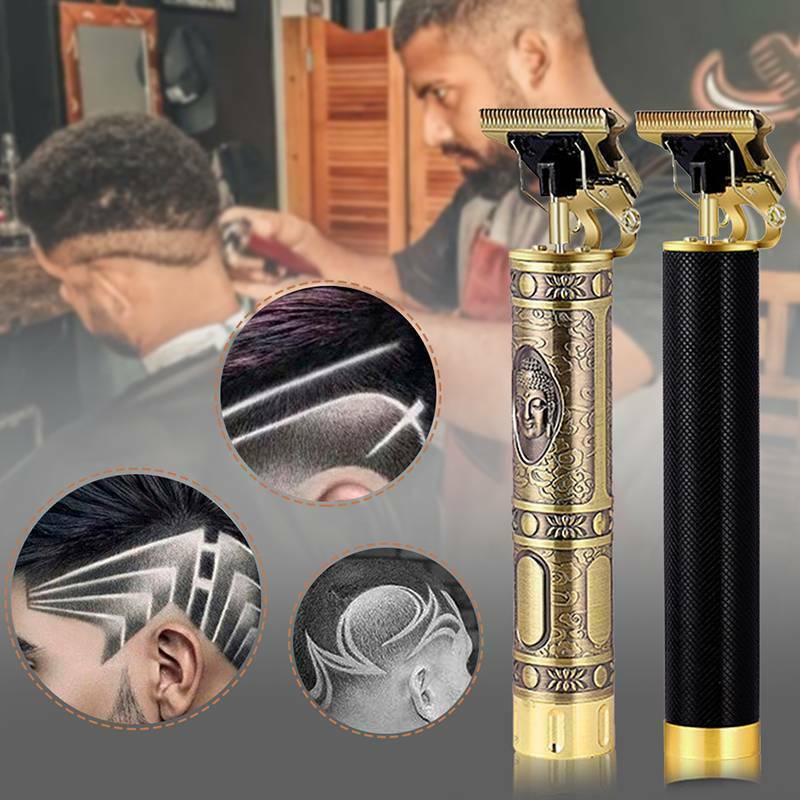 Cortadora de pelo eléctrica USB, afeitadora recargable, recortadora de barba, Máquina para cortar cabello profesional para hombres, corte de pelo de barbero y barba