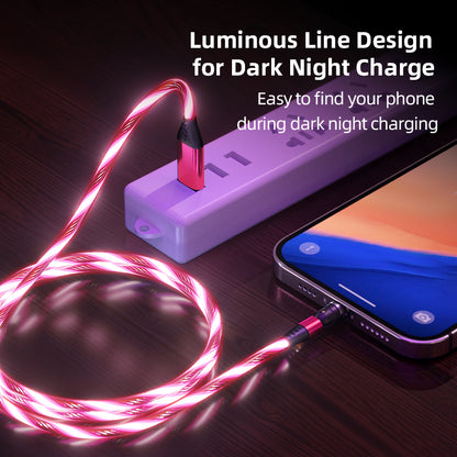 Experience the Future of Charging with Our 540° Rotate Luminous Magnetic Cable! ⚡💡