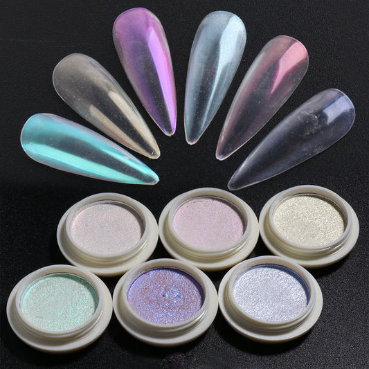 New Nail Beauty Solid State Aurora Powder Suit