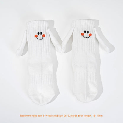 Magnetic Hand-holding Socks For Boys And Girls Tube Socks