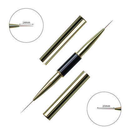 Double-ended Nail Art Stripes Line Liner DIY Brush