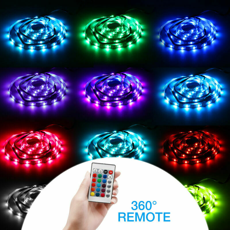 Transform Your Space with Vibrant Ambiance! 🌈📺 Elevate Your TV and Computer Experience with our 4x50CM USB 5V RGB LED Strip Background Light Remote Kit. 🎉